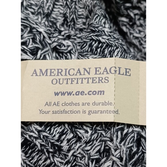 American Eagle Outfitters B&W Womens Cardigan Sweater Button Front sz M - Picture 9 of 12